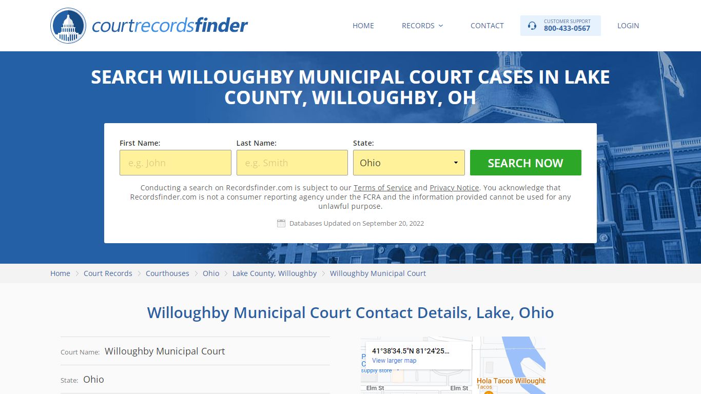 Willoughby Municipal Court Case Search - RecordsFinder